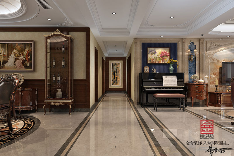 紫晶悦城200平米新古典风格装修效果图