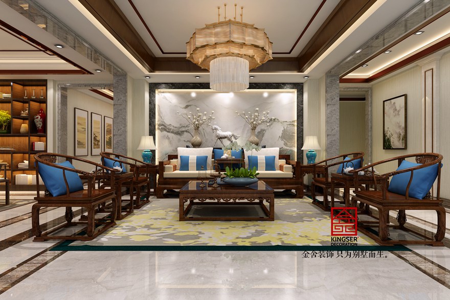 1000平米自建别墅混搭风格装修效果图