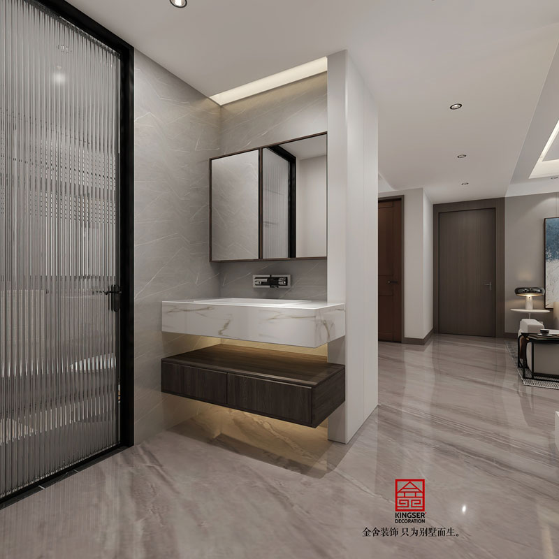 远洋晟庭170平米现代轻奢装修效果图