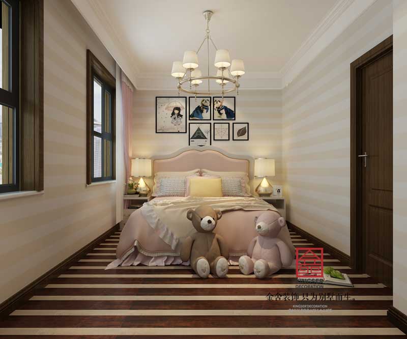 国宾壹号147平米新中式风格装修设计图