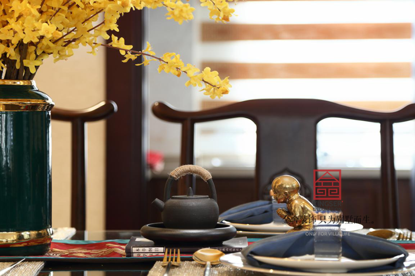 启锐园140平米-新中式-客厅