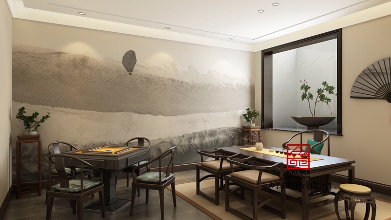 别墅极简风格休息室装修