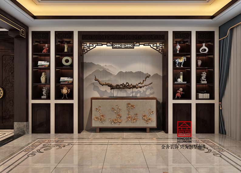 国宾壹号192平米新中式风格装修效果图