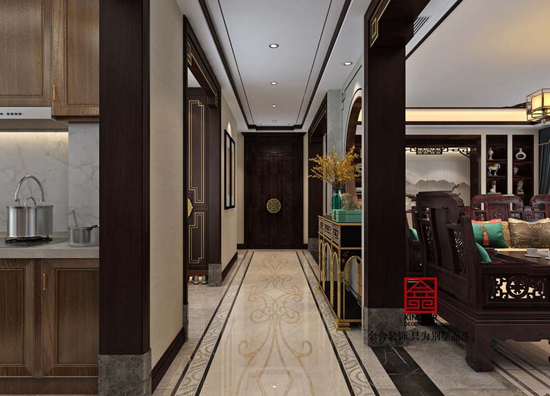 国宾壹号192平米新中式风格装修效果图