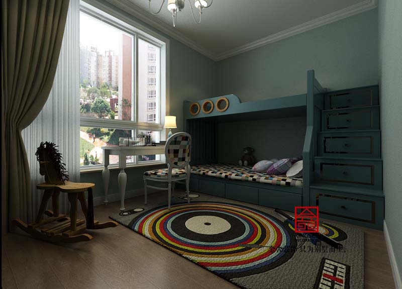 瀚唐二期-美式风格-儿童房