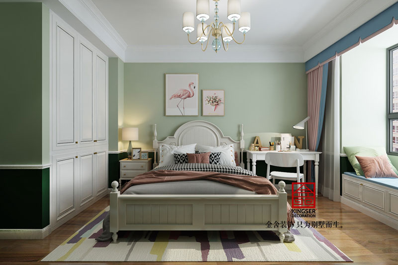 国宾壹号139平米新中式风格装修效果图