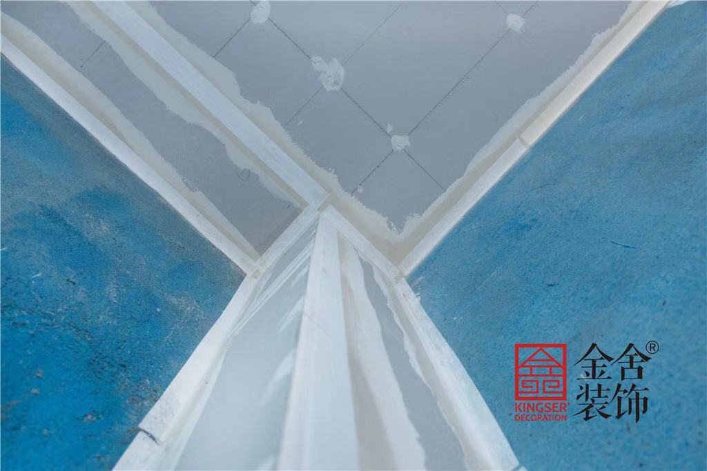 唐宫原著300平米样板间在施工地