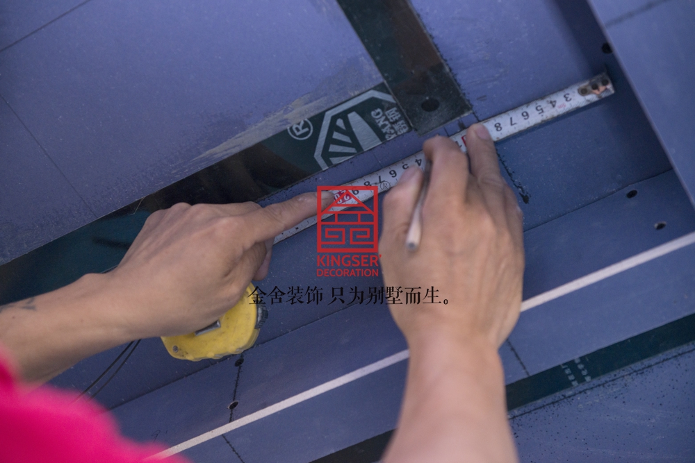 国宾壹号158平米欧式风格装修施工现场