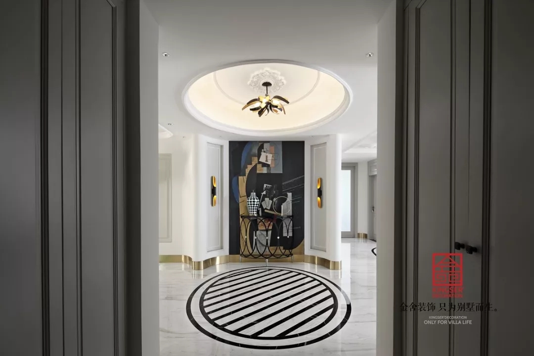 天山九峯210平米轻奢风格装修实景