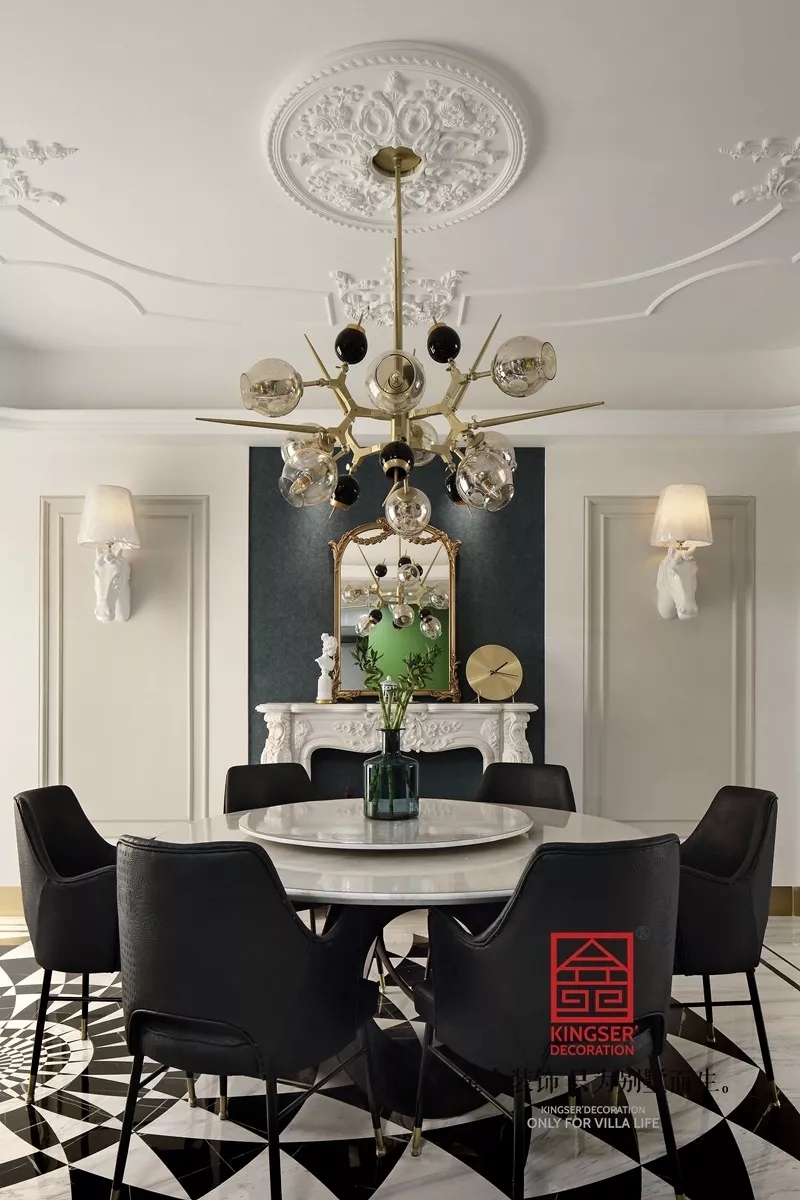 天山九峯210平米轻奢风格装修实景