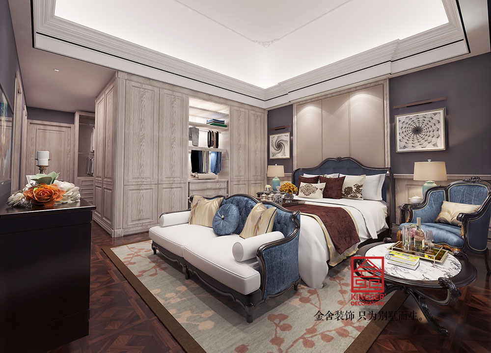 西山御园装修-欧式风格-卧室