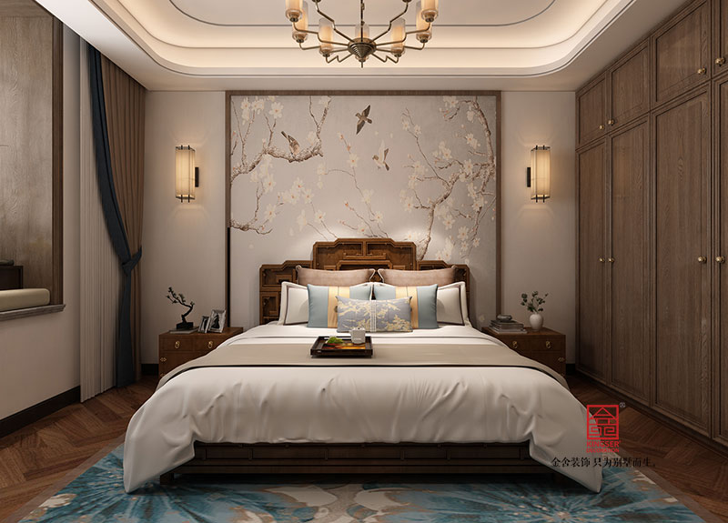 东南智汇城装修-中式风格-卧室