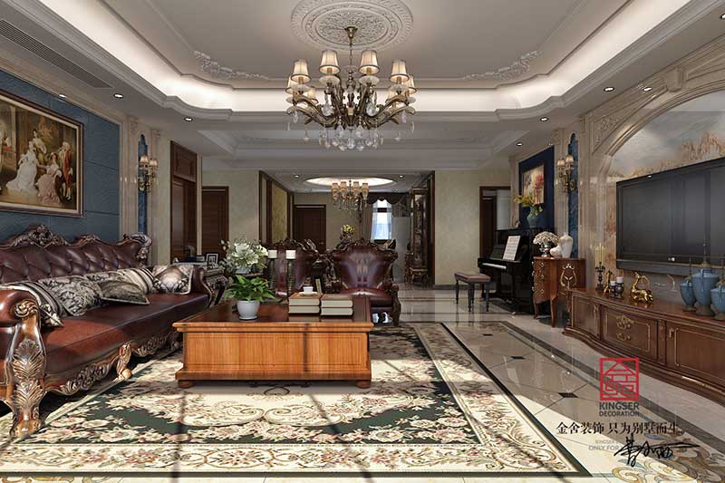 紫晶悦城装修-新古典风格-客厅