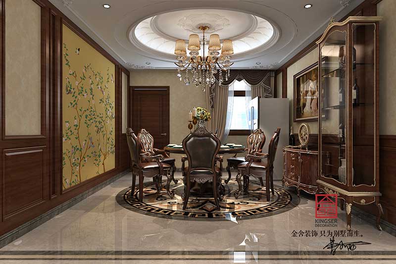 紫晶悦城装修-新古典风格-餐厅