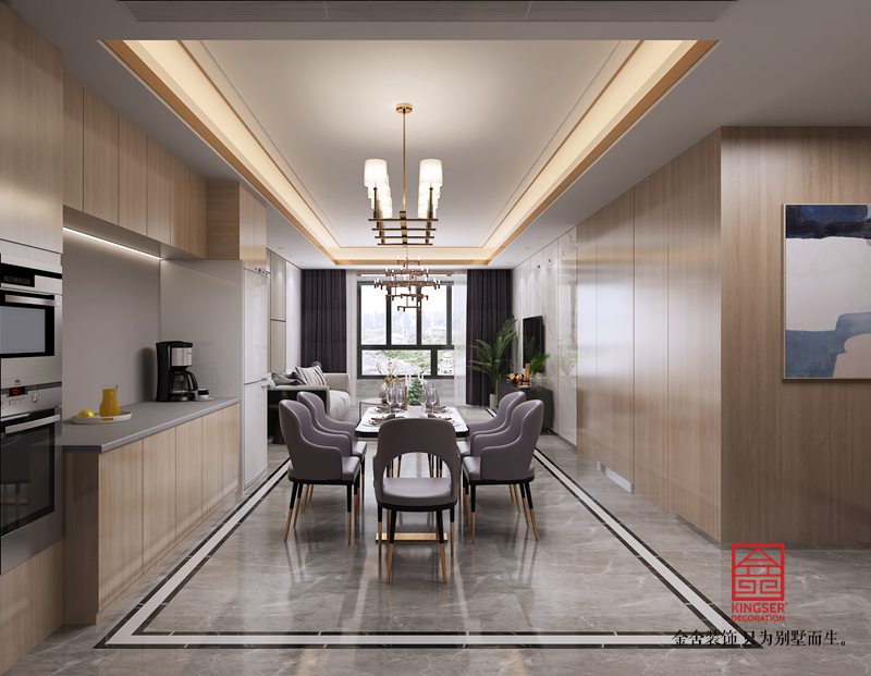 翰墨儒林装修-现代简约-餐厅