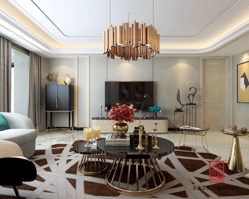 天山九峯210平米现代简约风格装修效果图