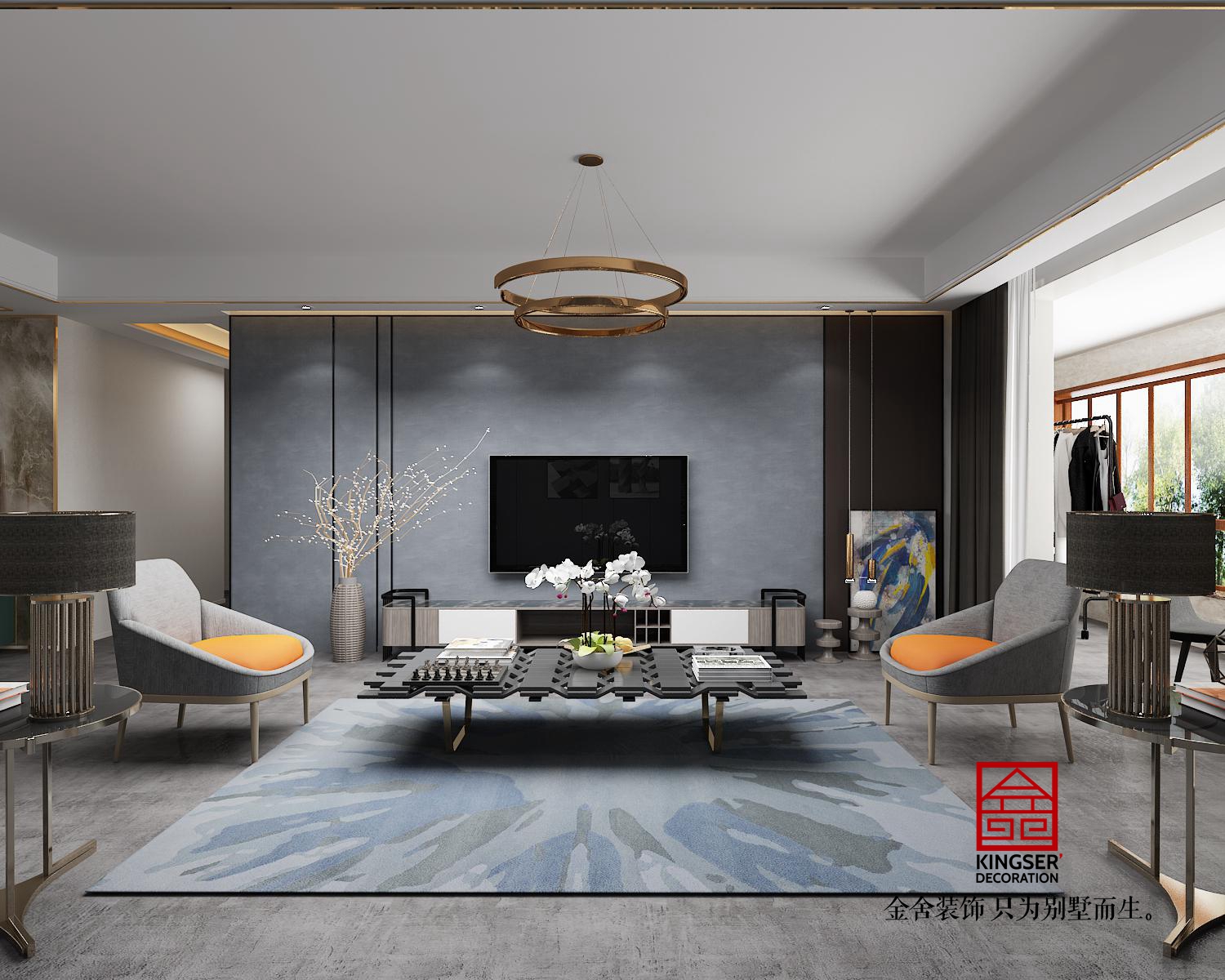 融创中心装修-超现代风格-客厅