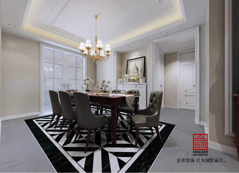 融创中心180平米装修-餐厅
