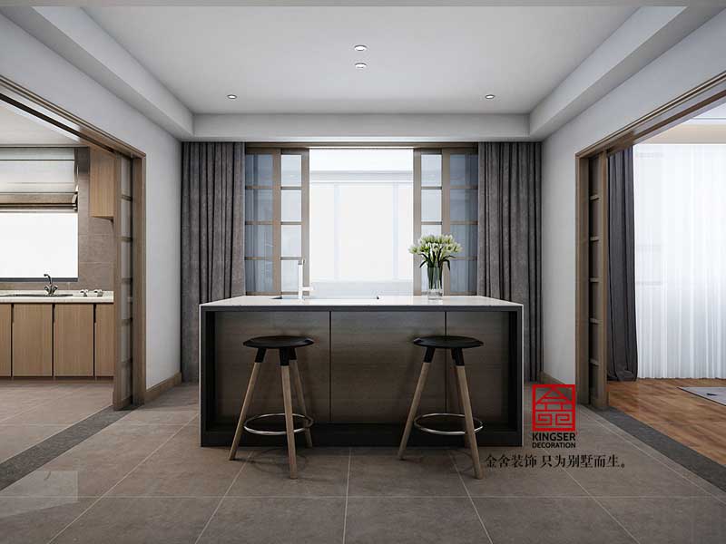 御河上院206平米北欧风格装修-餐厅