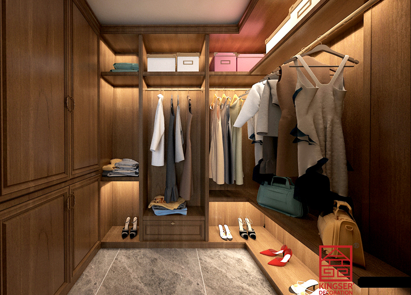 大者180平米新中式风格装修-衣帽间