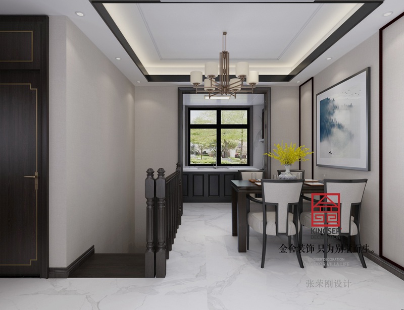 大者180平米新中式风格装修-餐厅
