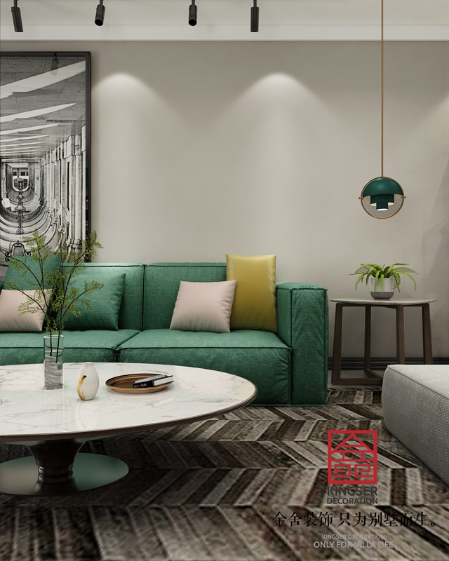 翰林甲第127平现代简约taptap官方下载入口安卓-客厅