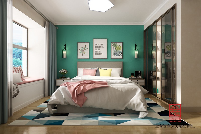 唐宫原著147平米轻奢风格装修-卧室