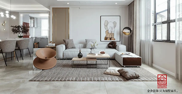 融创中心137平米轻奢风格taptap官方下载入口安卓赏析