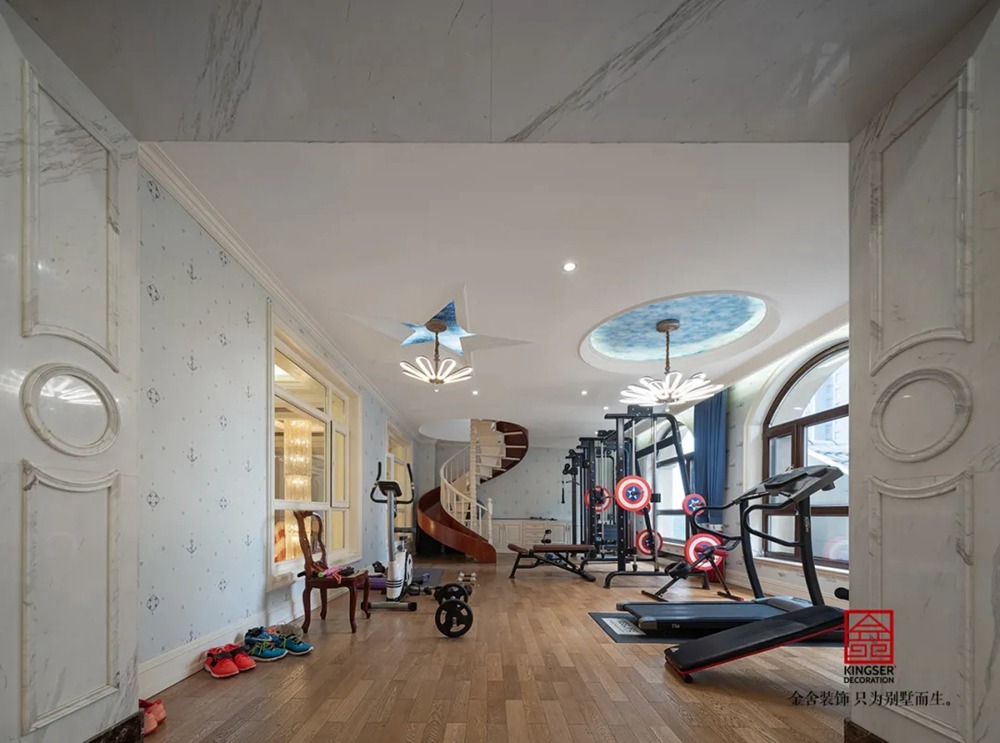 无极御珑华府2400平米别墅欧式风格-休闲室