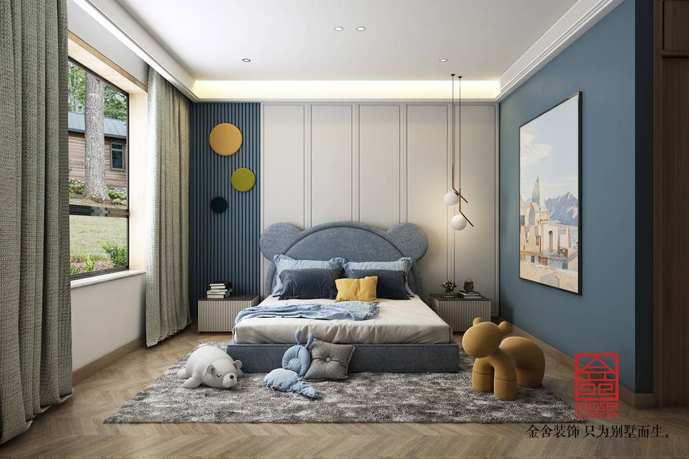 荣盛华府205平米装修-现代风格-卧室