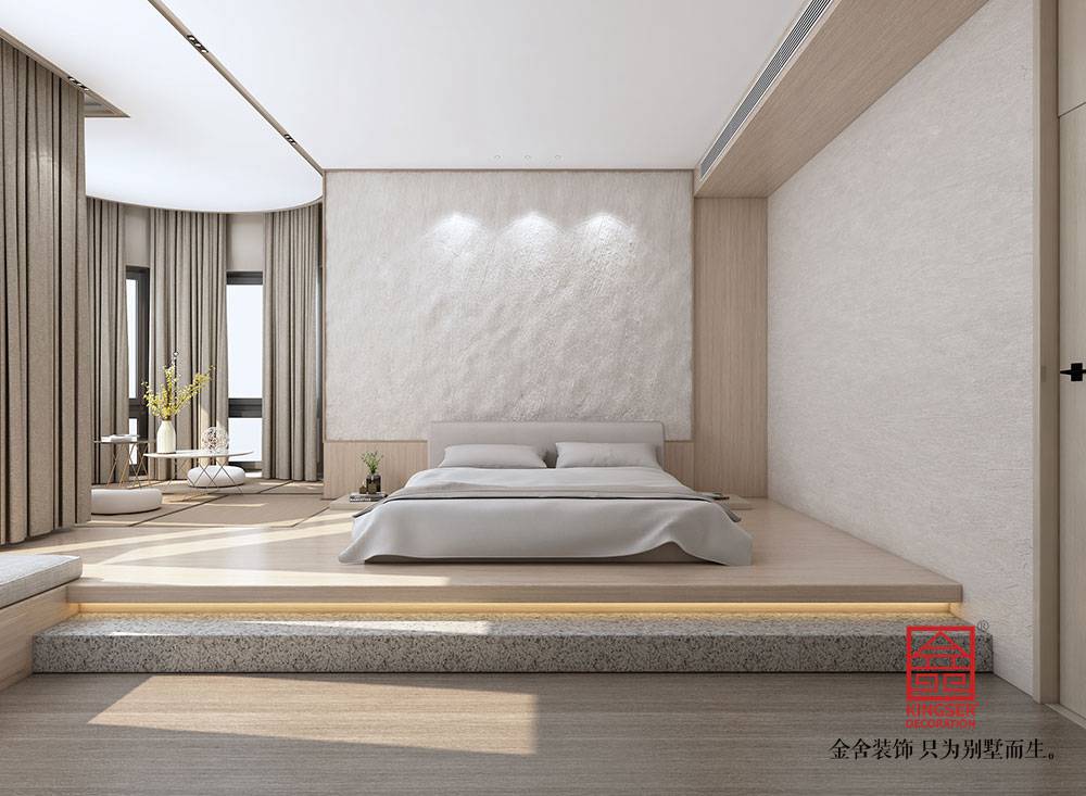 汇君城360平米装修-现代简约风格-卧室