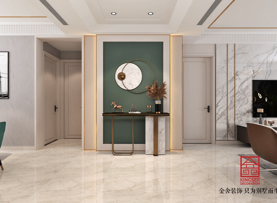 国赫天著150平米装修-现代风格-玄关