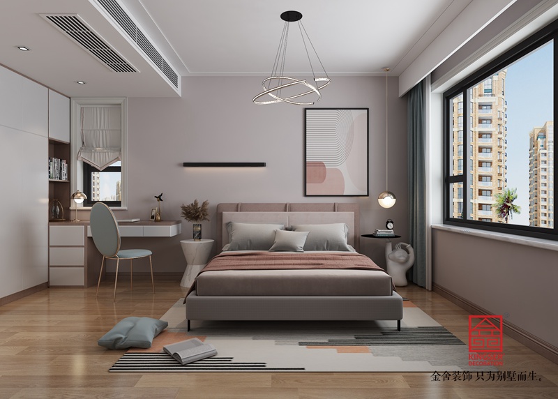 天山国宾壹号116平米北欧风格装修效果图