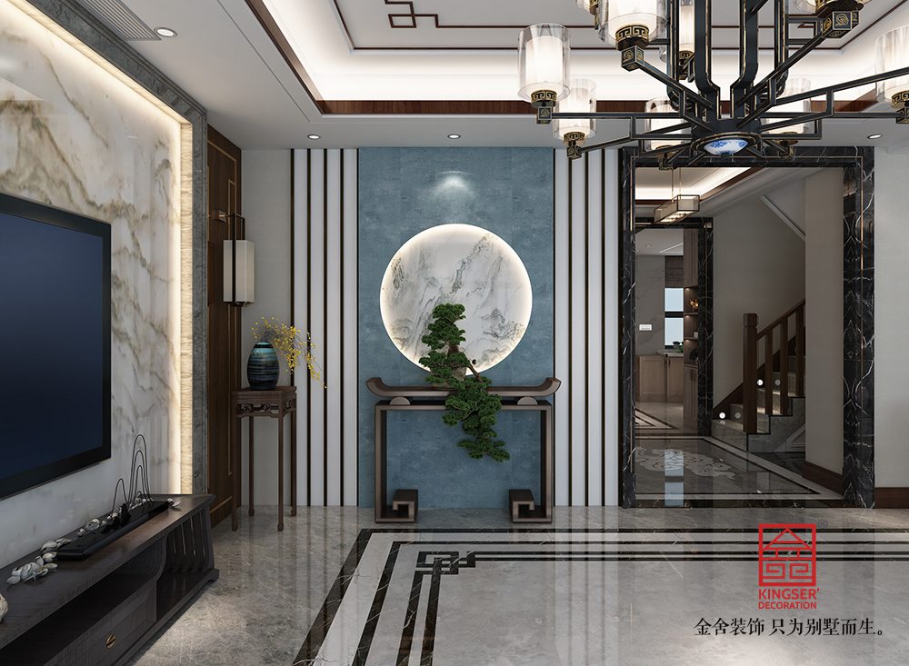 大者280平米新中式风格装修-客厅