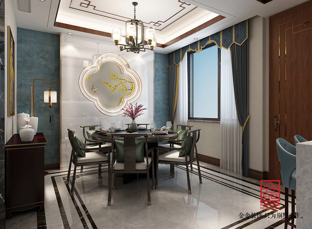 大者280平米新中式风格装修-餐厅