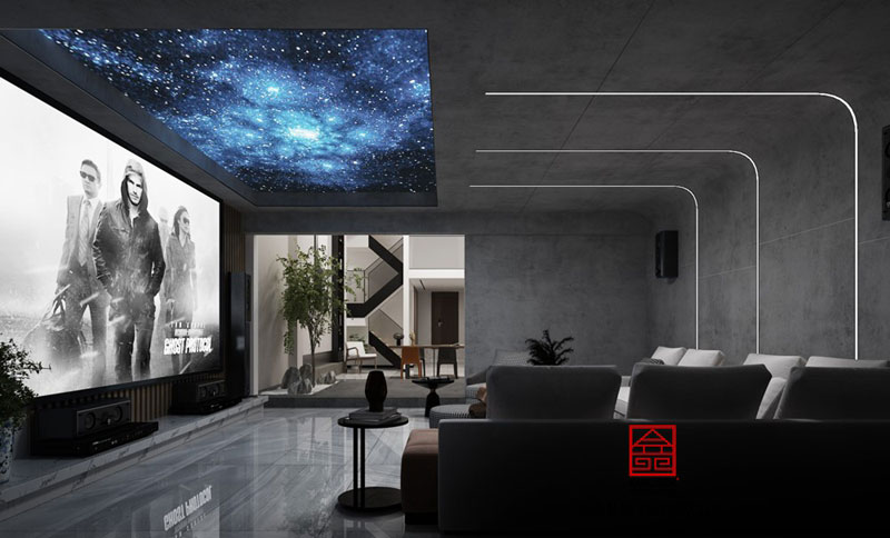 中央云著304平现代风格装修效果图