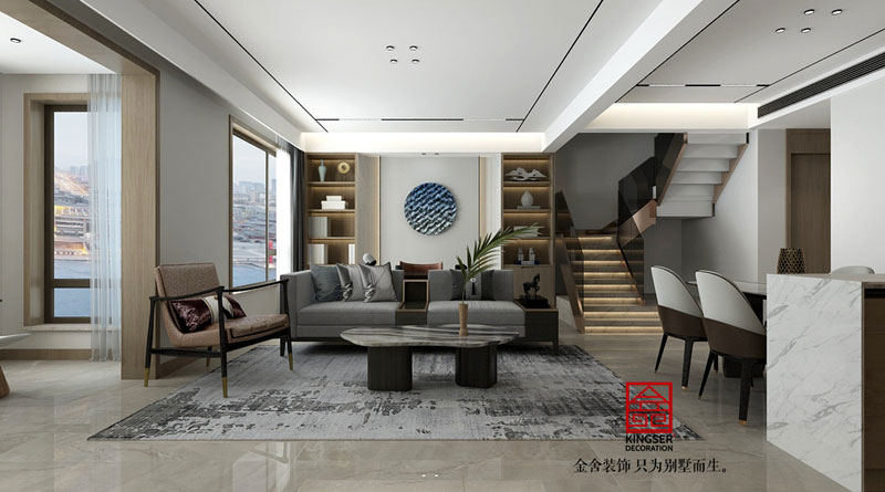 中央云著169平米现代风格装修效果图