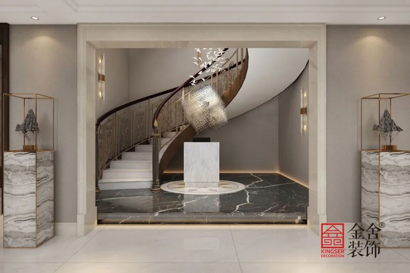 西山林语1400㎡新中式别墅装修实景