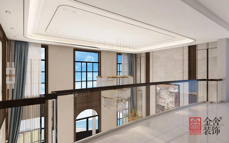 西山林语1400㎡新中式别墅装修实景