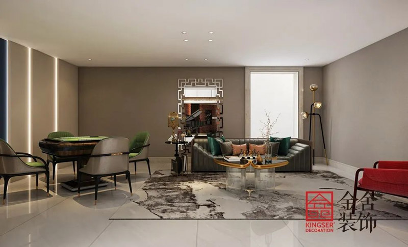 西山林语别墅装修实景图-休闲室