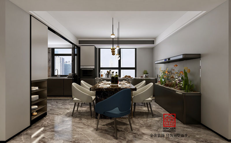 东南智汇城170㎡现代简约风格装修设计