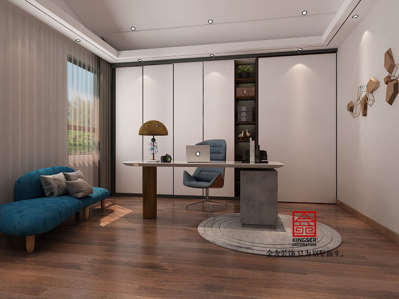 复式别墅装修新中式风格效果图