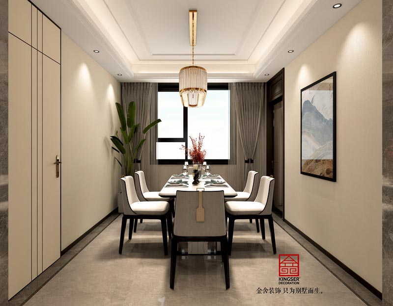 国赫天著155平米中式风格装修设计