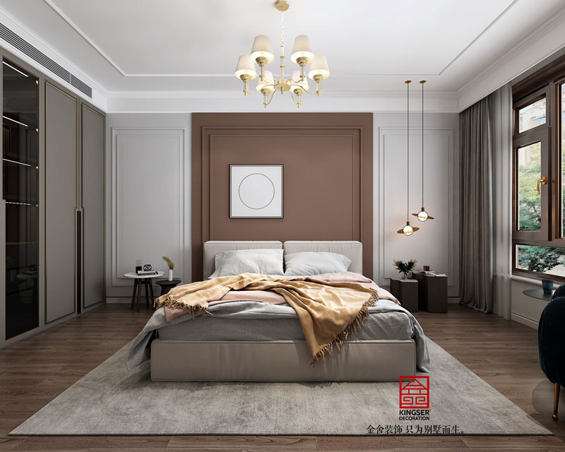 石家庄大者别墅装修美式简约效果图