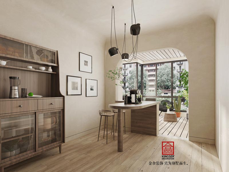 盛邦大都会装修吧台效果图