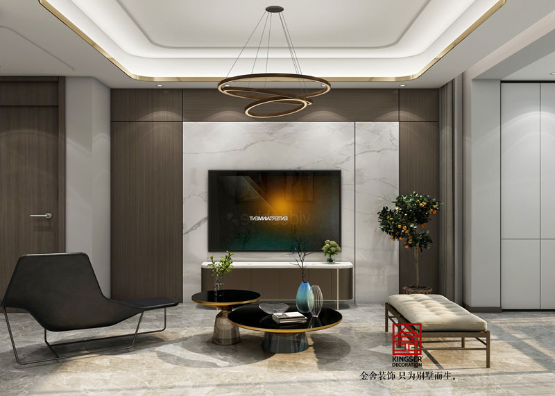 融创中心155㎡现代风格装修效果图