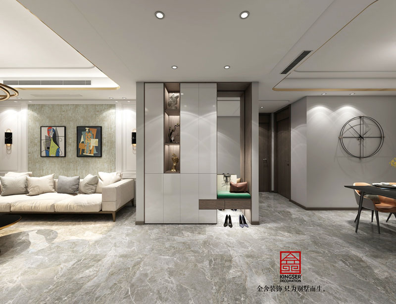 融创中心155㎡现代风格装修效果图
