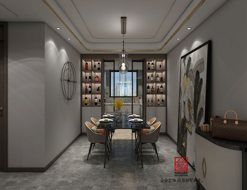 融创中心155㎡现代风格装修效果图