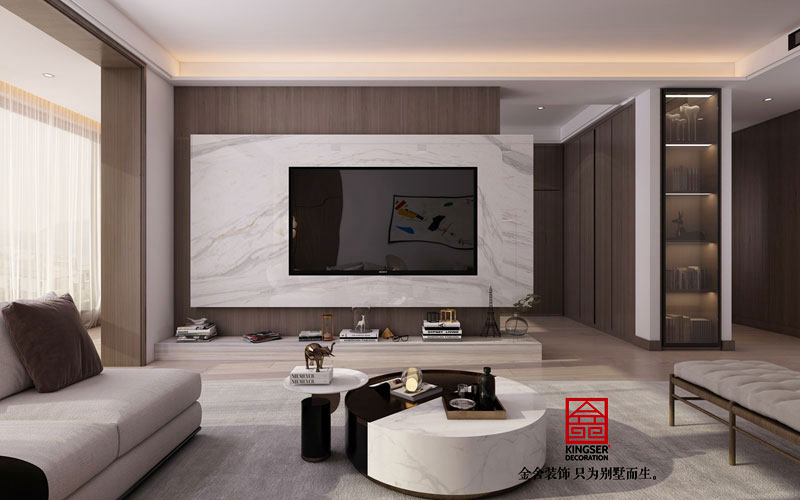 融创中心217平米现代风格装修效果图
