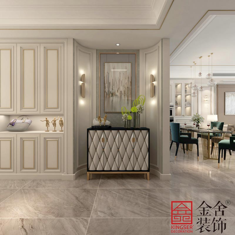 中山公馆130平米轻奢风格装修效果图